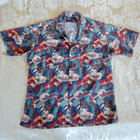Vintage Polo Ralph Lauren Retro Excelsior Hotel Shirt L - Picture 1 of 7